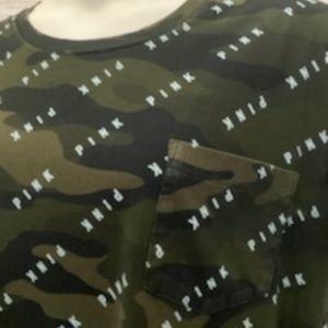 Army Print PINK Shirt